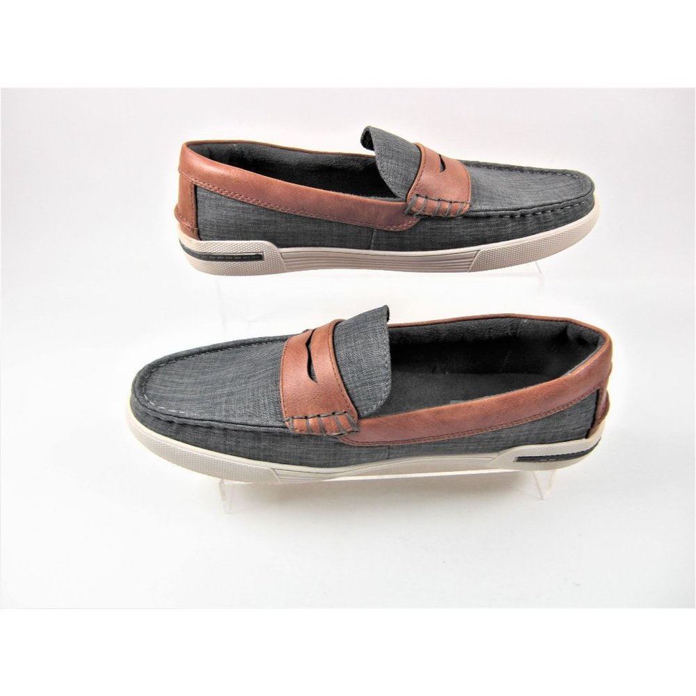Unlisted by Kenneth Cole Men's Un-Anchor Boat Shoe, 8.5 Grey
